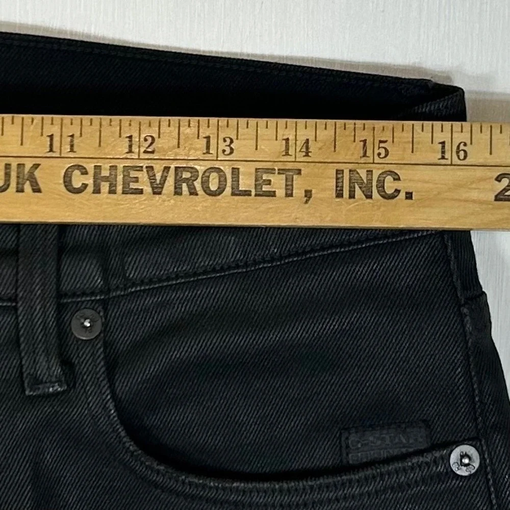 G-Star RAW 3301 Slim Nero Black Stretch Denim Jeans 32x30 51001-B479-G948 44